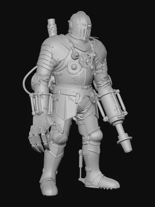 3D model for Steam Knight