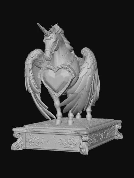 3D model for Alicorn of the Crystal Heart