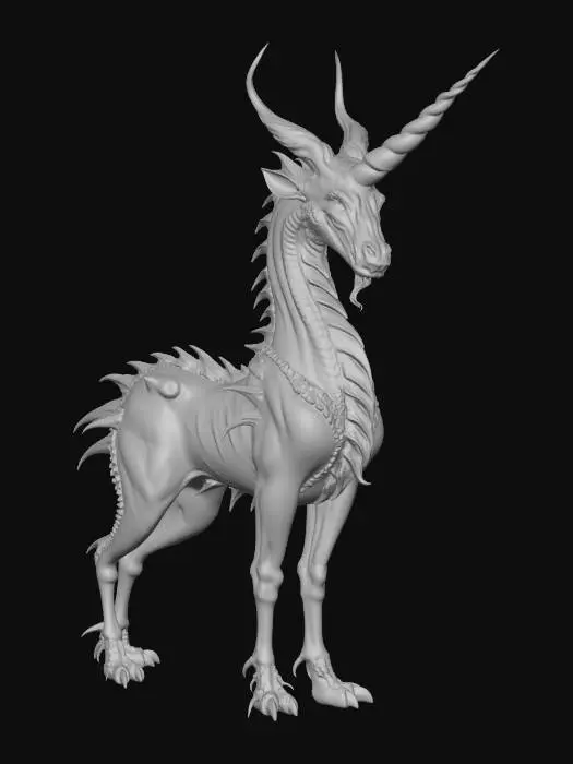 3D model for Ivory Dragon