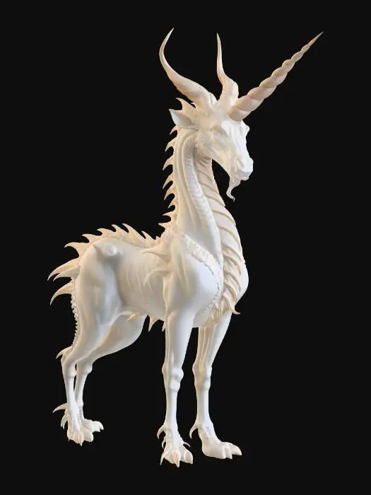 3D model for Ivory Dragon
