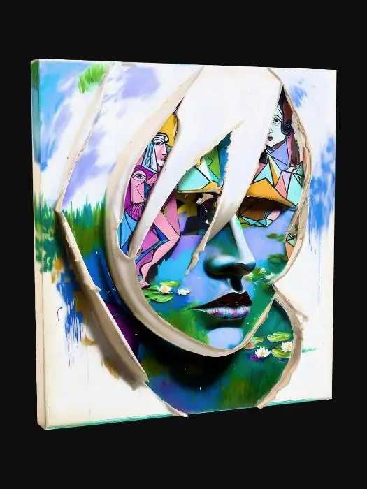 3D model for Fractured Portrait