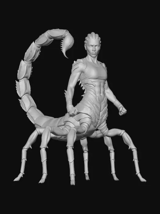 3D model for Iron Scorpion Warrior