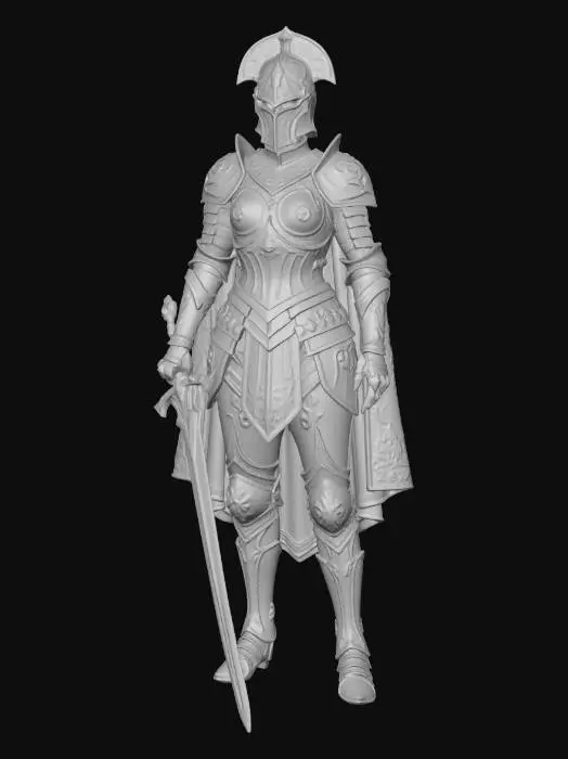 3D model for Dawnbringer Knight