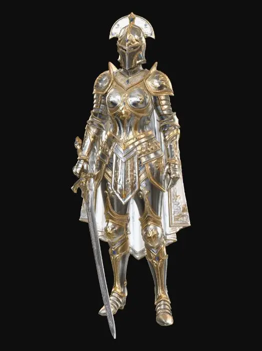 3D model for Dawnbringer Knight