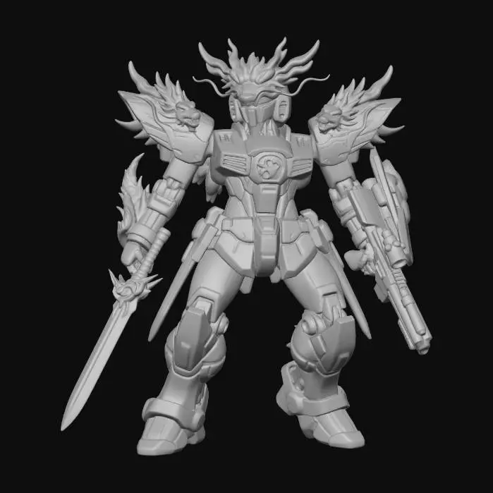 3D model for Dragon Sentinel Mech