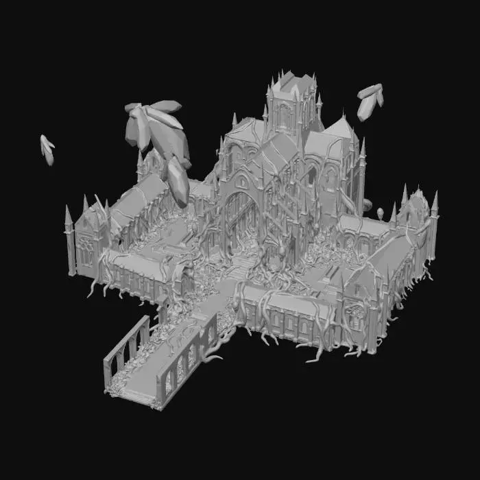 3D model for Verdant Cathedral of Crystalline Vines