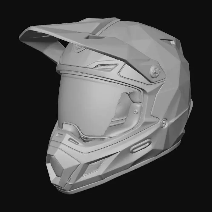 3D model for Crystal Flame Helmet