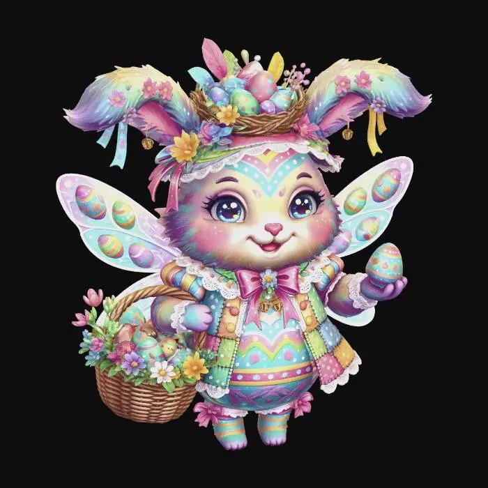 3D model for Rainbow Easter Bunny, #EasterEgg2026#