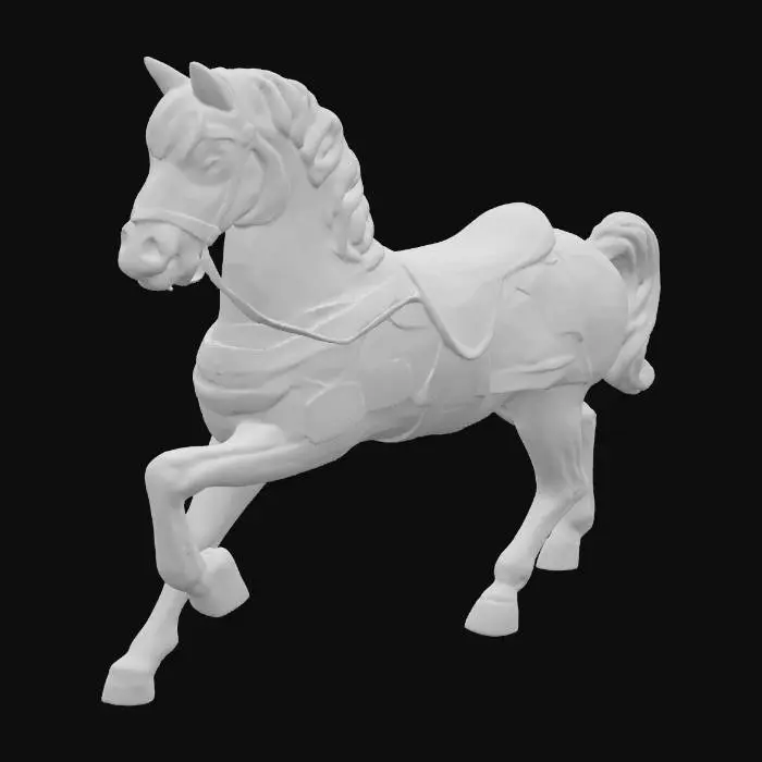 3D model for Carousel horse