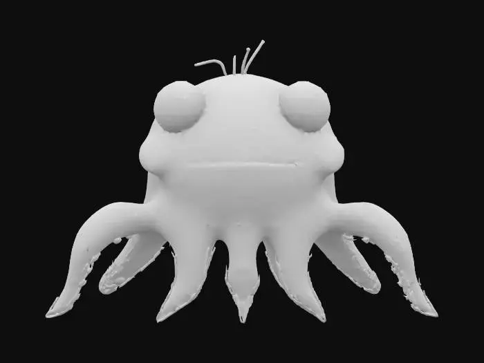 3D model for Squidly Mike, #SketchTo3D#