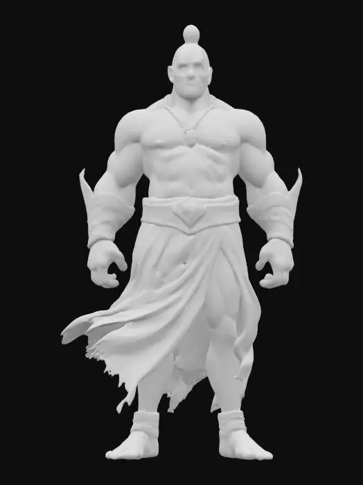 3D model for [Saudi Arabia] fantasy genie guardian of all treasures, massive muscular body formed like steam, lower body like steam coming out of one place, entire figure floating in the air, noble Arabian clothing, detailed indignant expression on face, extremely detailed, high resolution texture, epic stance, #AroundTheWorld#