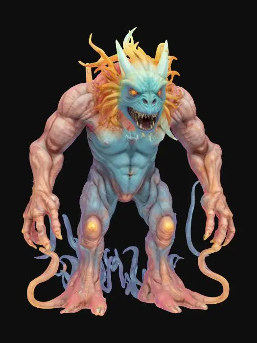 3D model for dreamlike shapeless monster, extremely detailed, high resolution texture, epic stance, #AroundTheWorld#