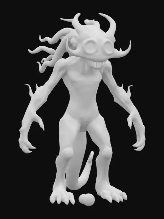 3D model for dreamlike shapeless monster, extremely detailed, high resolution texture, epic stance, #AroundTheWorld#