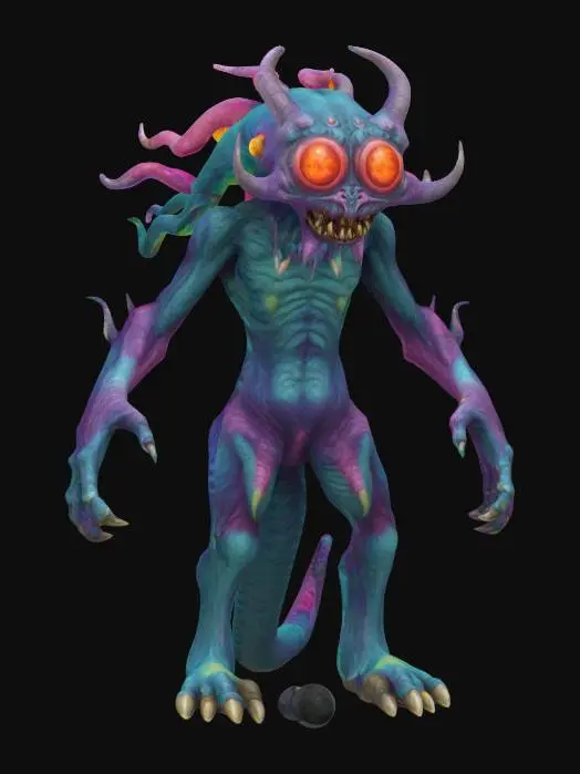 3D model for dreamlike shapeless monster, extremely detailed, high resolution texture, epic stance, #AroundTheWorld#