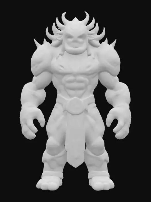 3D model for fantasy aztec stone elemental, massive body made of shaped stone, marks on the body in aztec colors, detailed menacing face with glowing eyes, extremely detailed, high resolution texture, epic image, #AroundTheWorld#