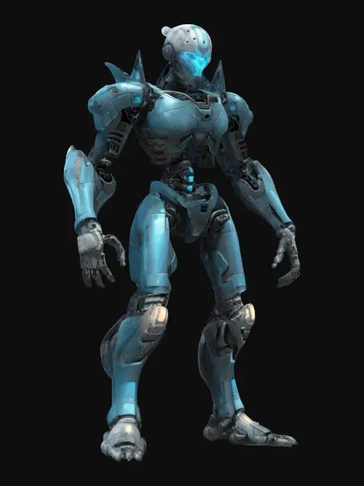 3D model for sci-fi morph cyborg dead space