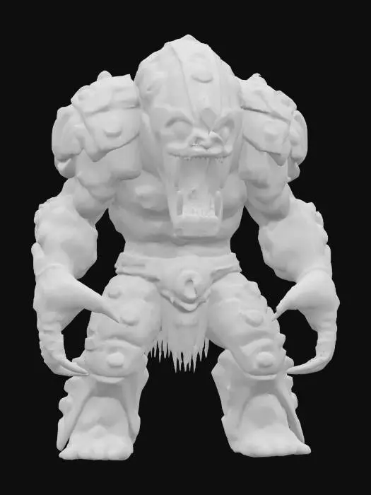 3D model for fantasy magic golem, body made of stones and magic stones, enraged golem spewing terrifying energy, golem in action, detailed enraged face, extremely detailed, high sharpresolution texture, epic stance