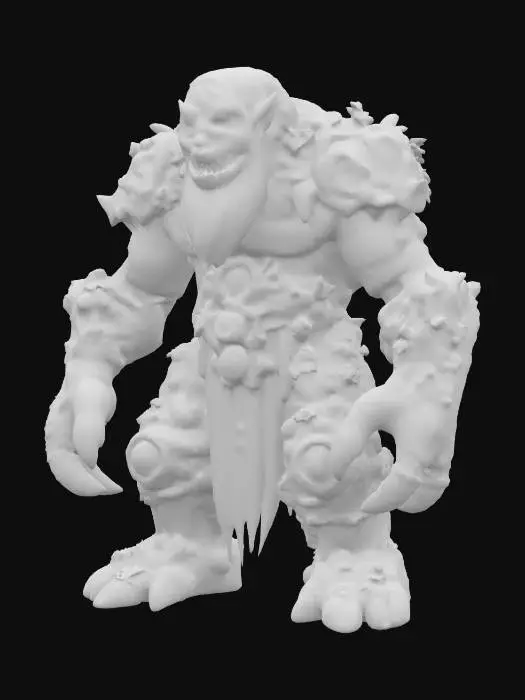 3D model for fantasy stone golem elemental, massive body covered in moss and flowers, extremely hyperrealistic, massive paws, extremely detailed face, mage symbols scattered throughout the body, various stones throughout the body but only here and there, extremely detailed, hig sharp resolution texture, epic stance