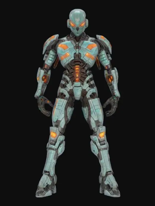3D model for sci-fi morph cyborg dead space, extremely detailed