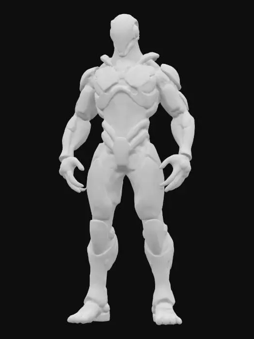 3D model for sci-fi morph cyborg dead space, extremely detailed, ultrarealistic resolution texture. epic base color