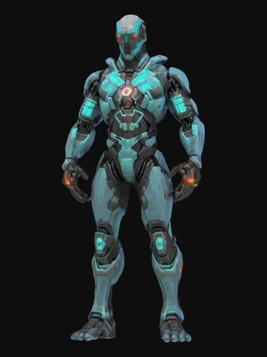 3D model for sci-fi morph cyborg dead space, extremely detailed, ultrarealistic resolution texture. epic base color
