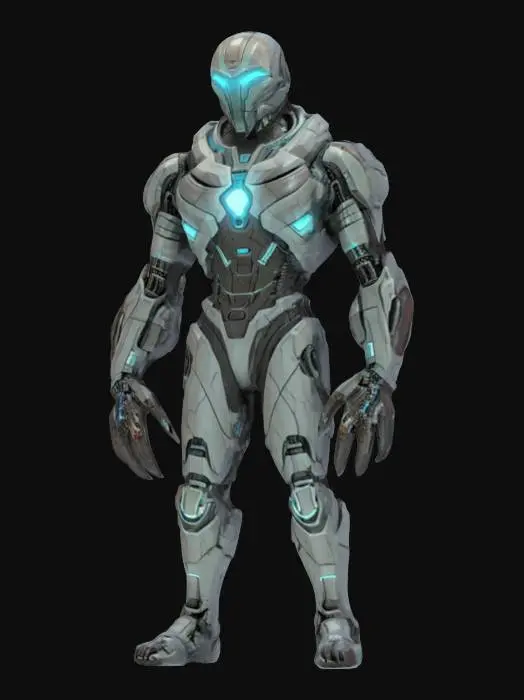 3D model for sci-fi morph cyborg dead space, extremely detailed, ultrarealistic resolution texture. epic base color