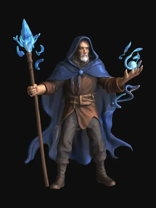 3D model for magician visionary