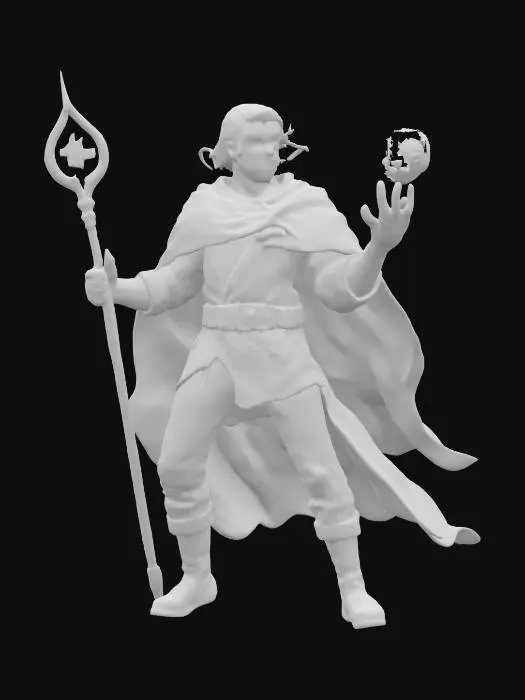 3D model for magician visionary