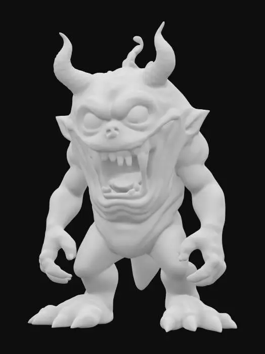 3D model for fantasy demonic pile of transparent slime, shapeless gelatinous liquid body, scary expression with a large mouth, extremely detailed, high sharp resolution texture, hyperrealistic, epic stance