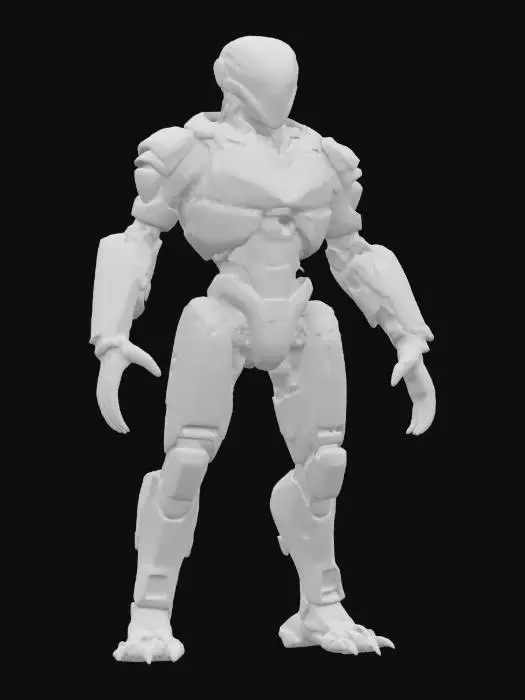 3D model for sci-fi morph cube cyborg from dead space, extremely detailed, high sharp resolution texture, ultrarealistic, epic stance