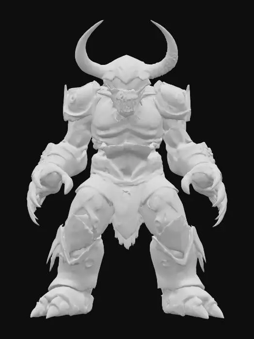 3D model for vulkan golem, liquid body, extreme scary appearance, extremely detailed, hyperrealistic, epic stance