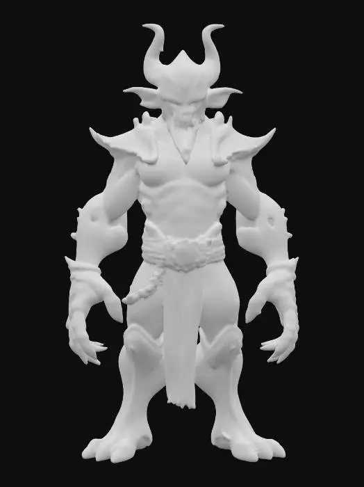 3D model for fantasy stone magma wizard elemental, massive body made of magma stone, body gradually forming from magma, elegant stance, detailed scary face, extremely detailed, high sharp resolution texture, hyper realistic, epic stance