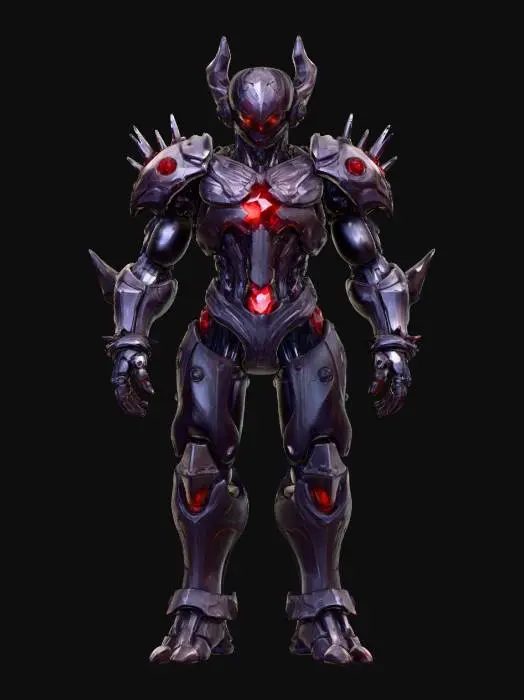 3D model for chrono tyrant; imposing humanoid figure partially mechanical, partially crystalline, body fractured by streams of distorted time; one arm fused into a massive temporal gauntlet with glowing hourglass core, the other holding a fractured blade bending light; head crowned with shifting metallic spikes, face masked with a mirrored plate reflecting countless timelines; fragments of broken clockwork and glowing gears orbit around the figure; mantle flowing like liquid glass, constantly shifting; aura temporal, regal and terrifying, bending reality itself; extremely detailed, high resolution texture, epic stance; color scheme silver, deep blue, glowing cyan and golden accents; #villain#