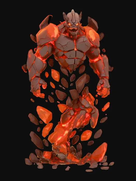 3D model for Stone Titan Emergence, #villain#