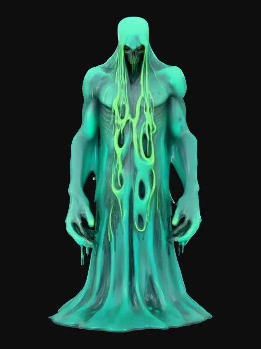 3D model for fantasy mud ghost, massive muddy body, body gradually forming from mud, elegant stance, detailed menacing face, extremely detailed, high sharp resolution texture, hyperrealistic, epic stance