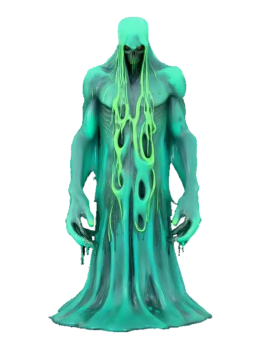 fantasy mud ghost, massive muddy body, body gradually forming from mud, elegant… - Eldritch 3D model, vytvořený pomocí AI