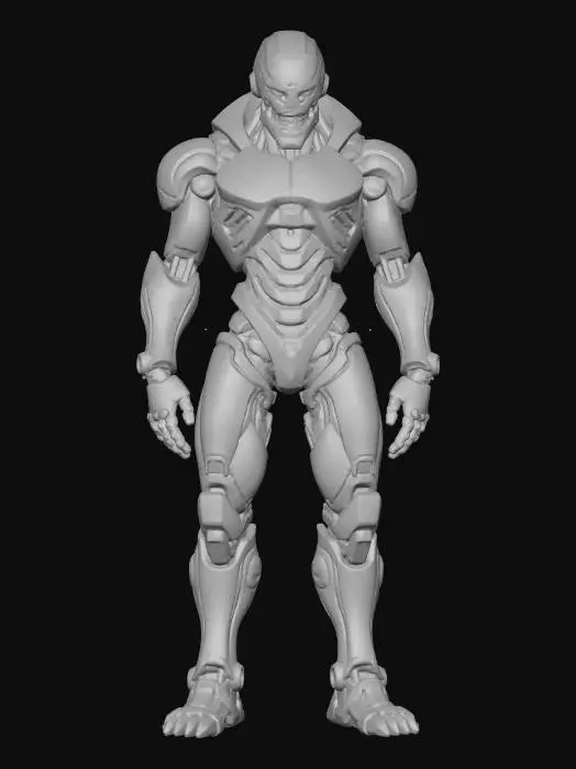 3D model for sci-fi morphed cyborg from dead space, extremely detailed, hyperrealistic texture, epic stance, #villain#