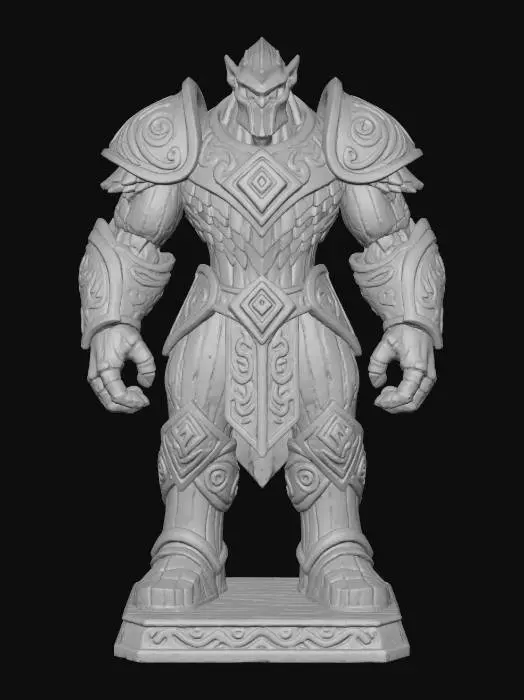 3D model for Wood Golem Sentinel Museum
