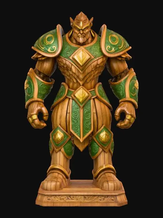 3D model for Wood Golem Sentinel Museum