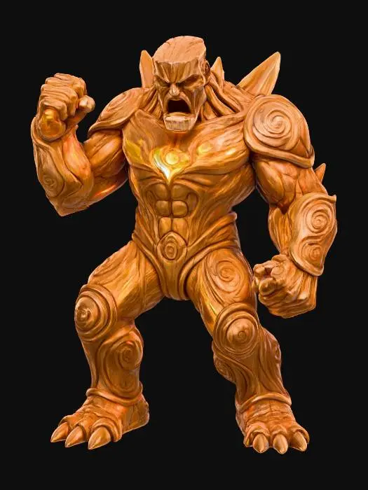 3D model for Wood Elemental Guardian Rage
