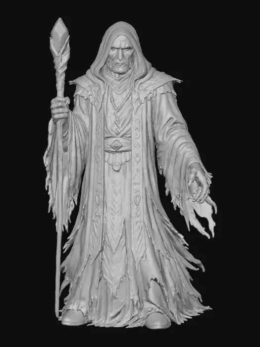 3D model for Old Mage of Shadows