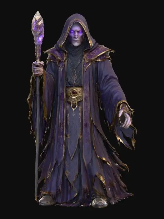 3D model for Old Mage of Shadows