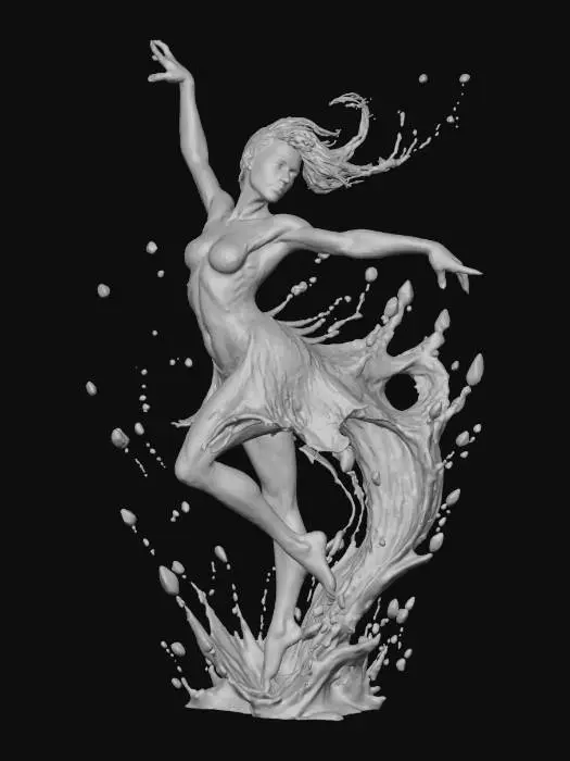 3D model for Aquatic Nymph