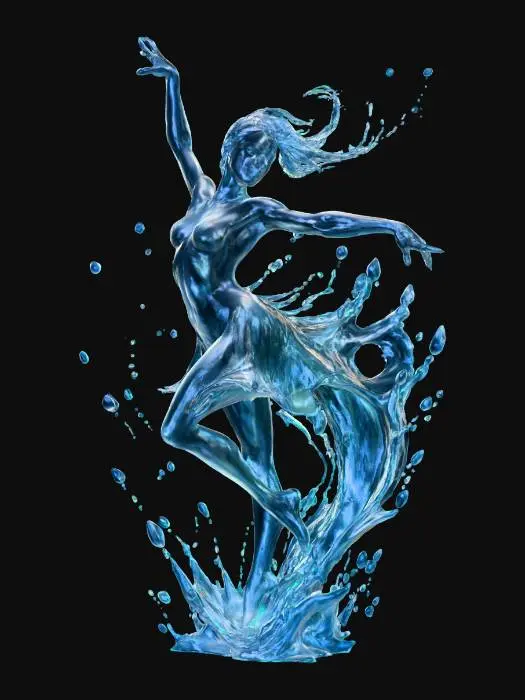 3D model for Aquatic Nymph