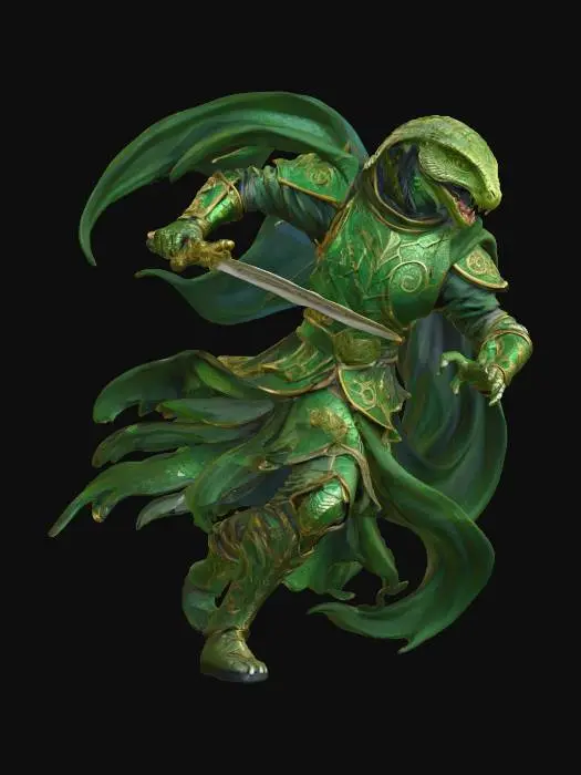 3D model for Serpent Assassin