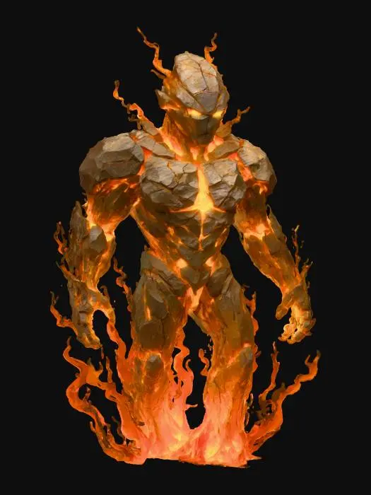 3D model for Elemental Fire Crack