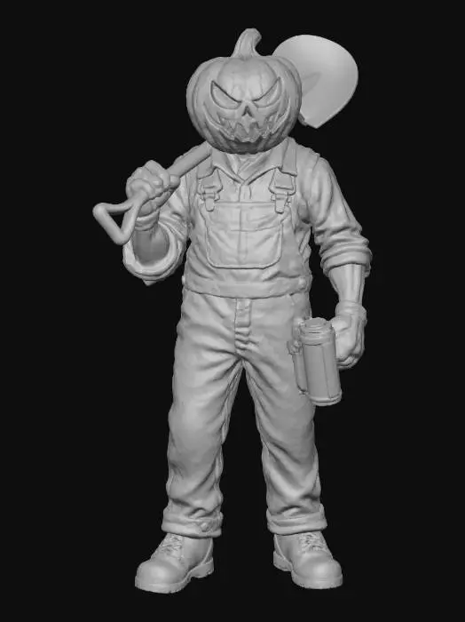 3D model for Pumpkin Gardener, #Halloween2025#