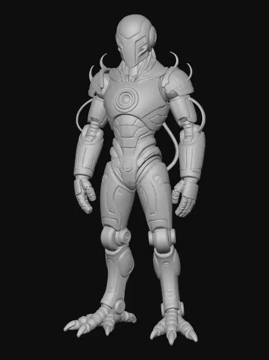 3D model for Robotic Metallic Sentinel