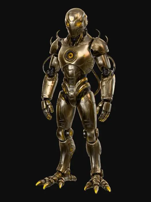 3D model for Robotic Metallic Sentinel