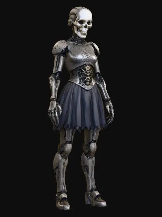3D model for Robotic Female Eternal Automaton, #Halloween2025#